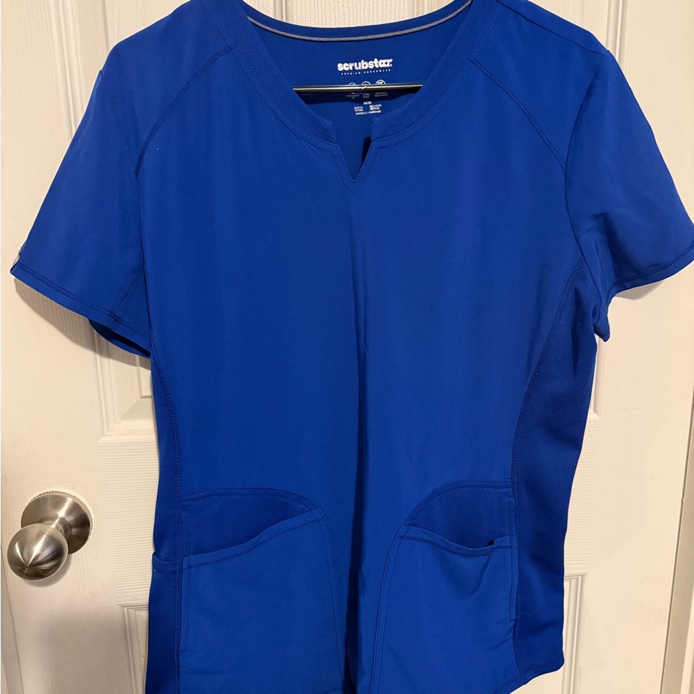 Scrubstar Royal Blue Short Sleeve Top